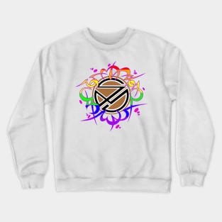 Sinister Motives lgbtq pride tribal logo Crewneck Sweatshirt